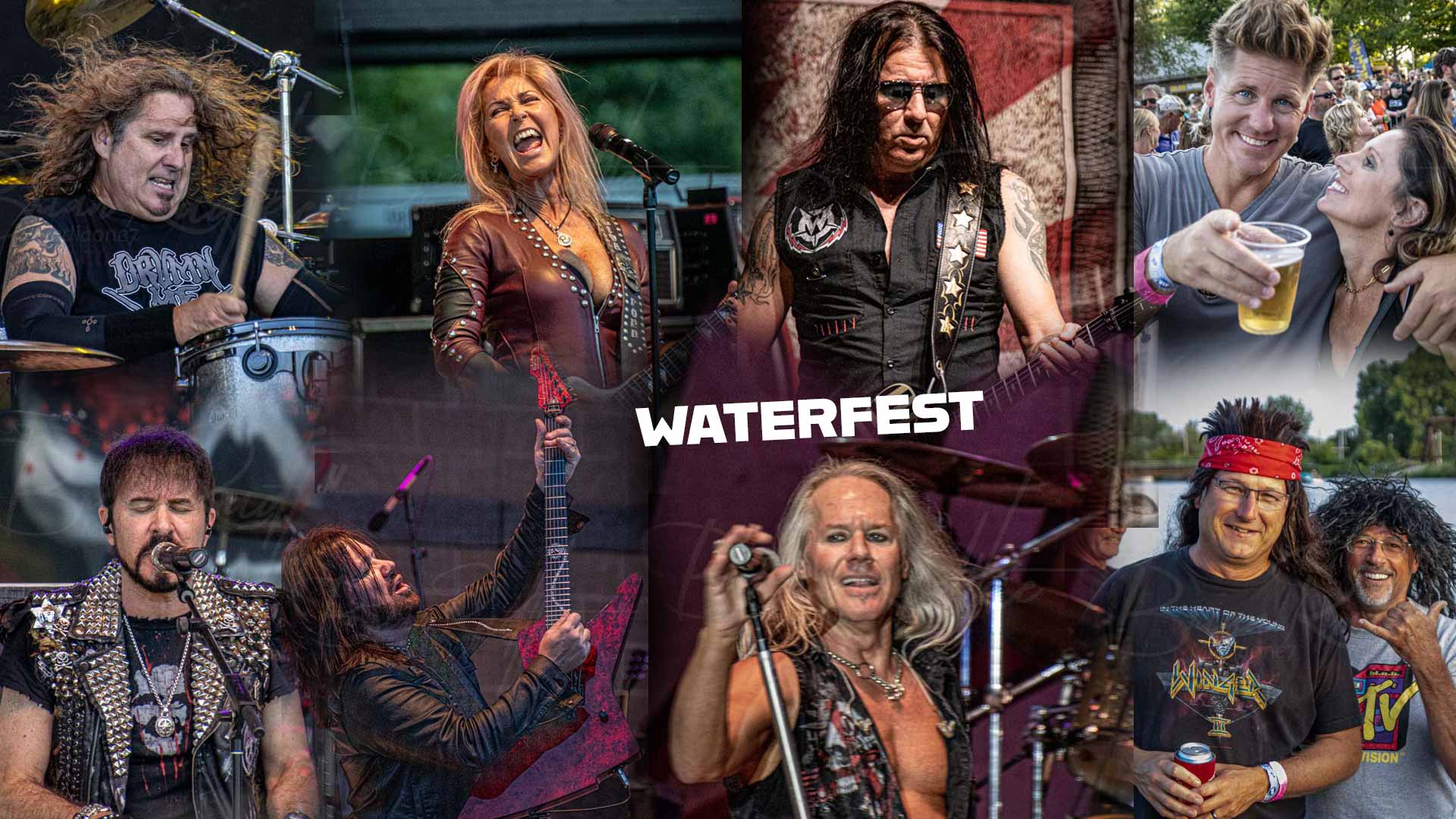 Waterfest with Fire House, Lita Ford and Warrant Bands