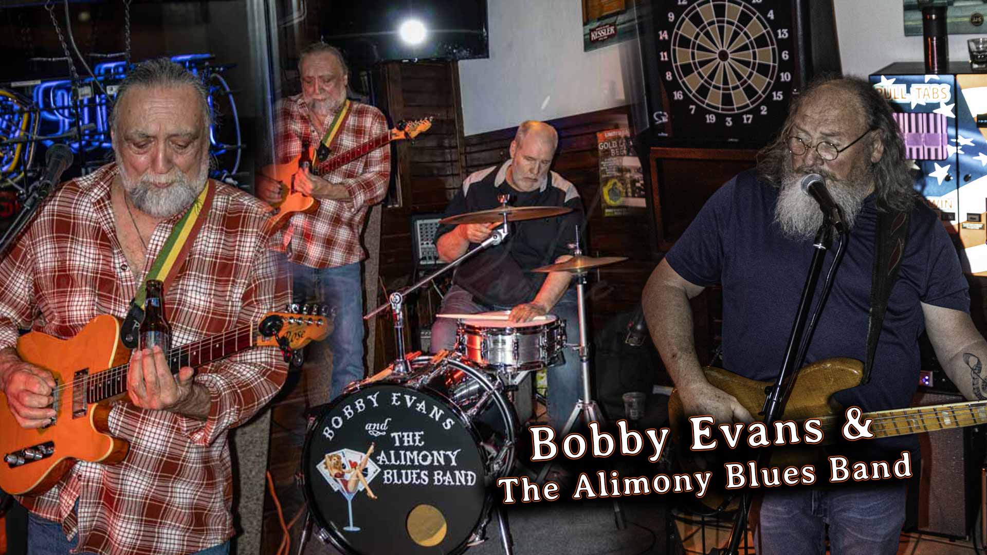 Bobby Evans and the Alimony Blues Band at Plank Road Pub in Menasha