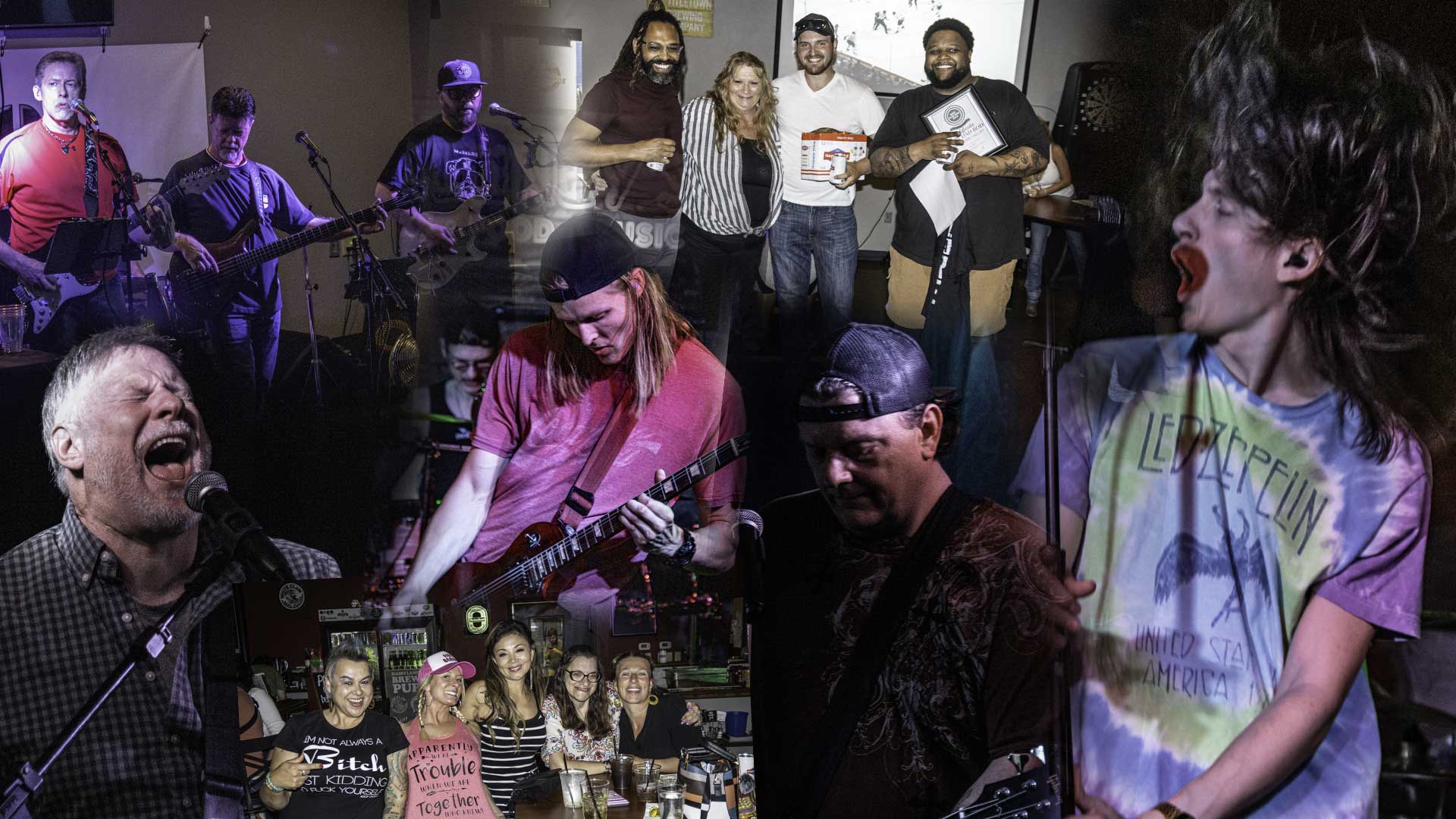 Dad Bod Competition, Side Piece band, Paper City Trio Band and Broken Arrow Band