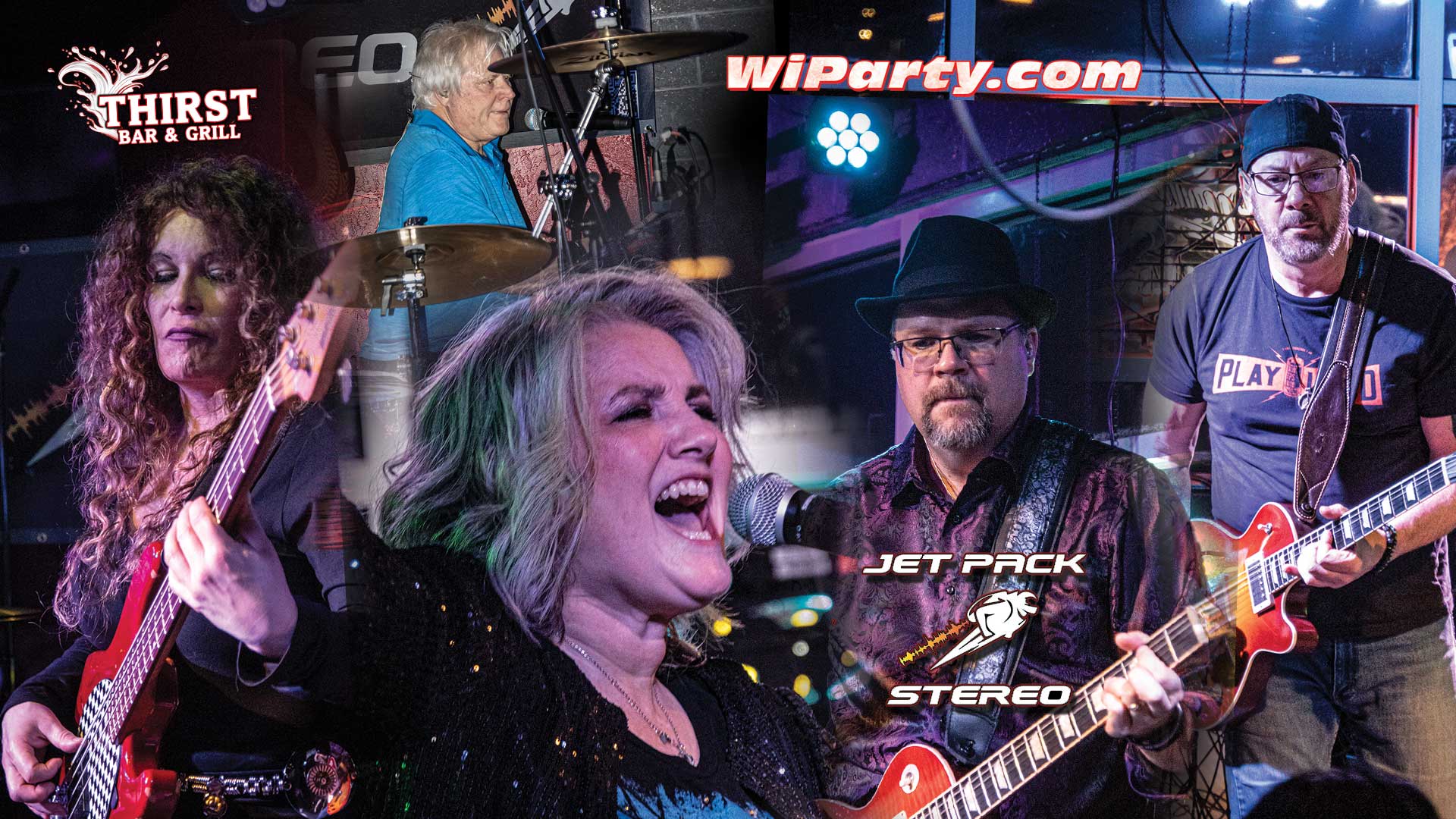 Jet Pack Stereo band at Thirst Bar and Grill in Appleton WI