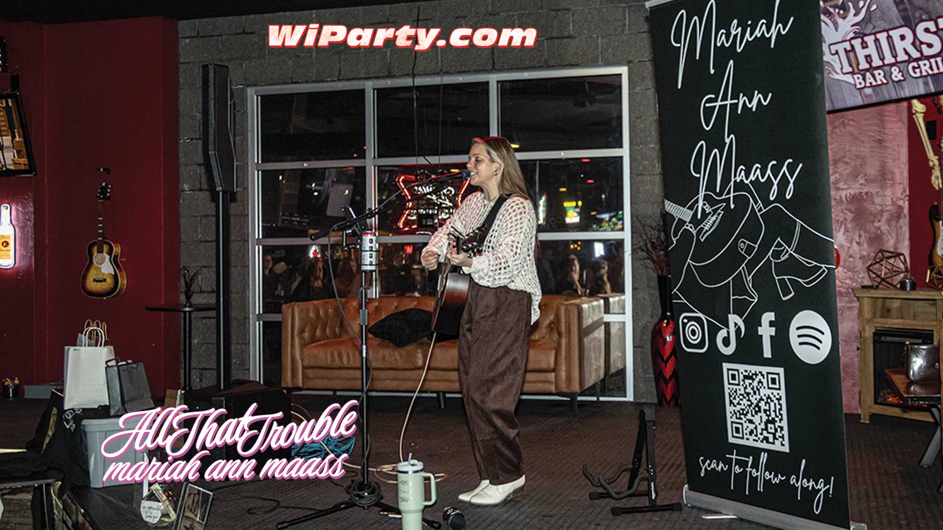 Mariah Ann Maass Singing at Thirst Bar and Grill in Appleton