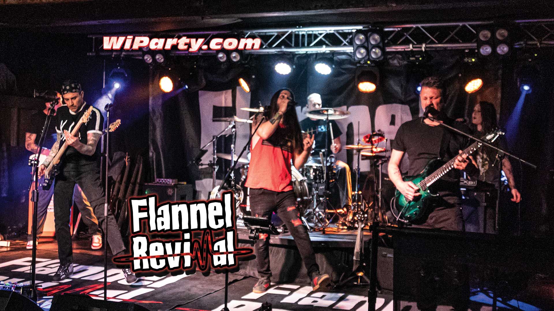 Flannel Revival band at Whiskey Row