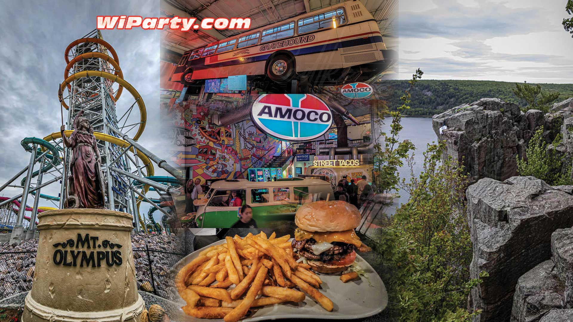 Father Son Devils Lake and Mt. Olympus Road Trip in Wisconsin Dells