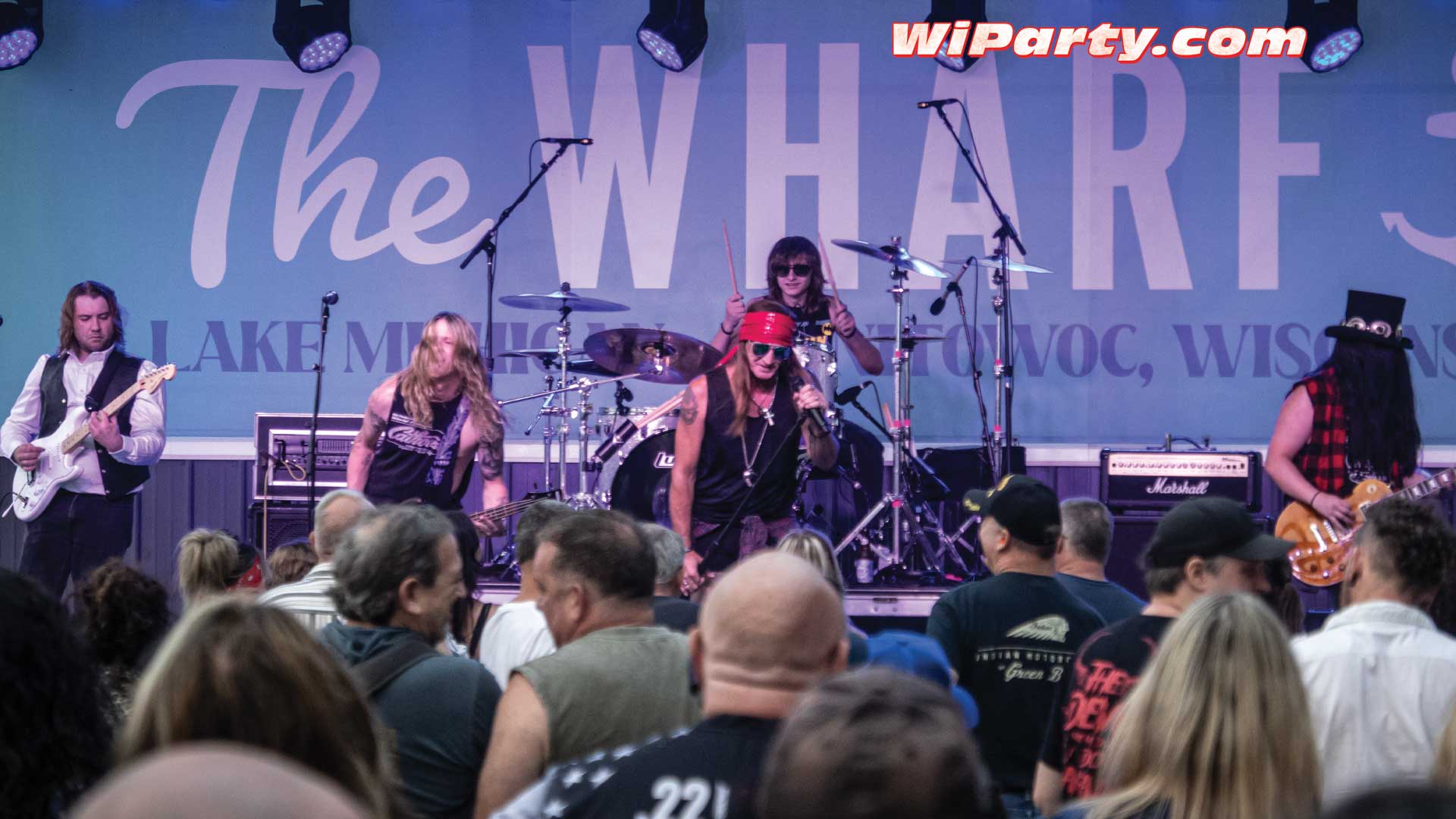 pretty Tied Up Band at The Wharf in Manitowac, Wi